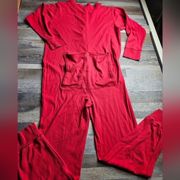 Disney Vintage 90s Mickey Mouse & Friends PJs Pajama Adult One Piece Butt Flap - Picture 9 of 9